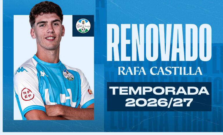 Rafa Castilla renueva su compromiso con el Ciudad de Lucena y formará para el CD Egabrense en calidad de cedido