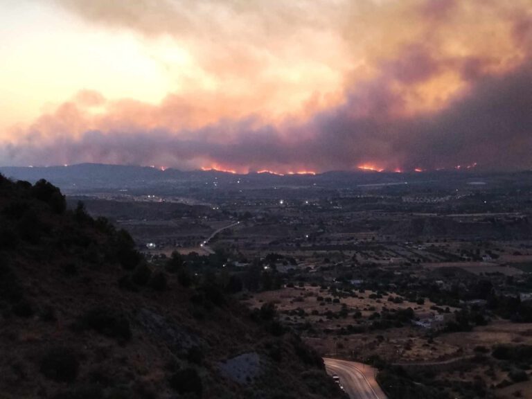 Tragedia sin precedentes en Almería: al menos doce fallecidos en el devastador incendio de Los Gallardos